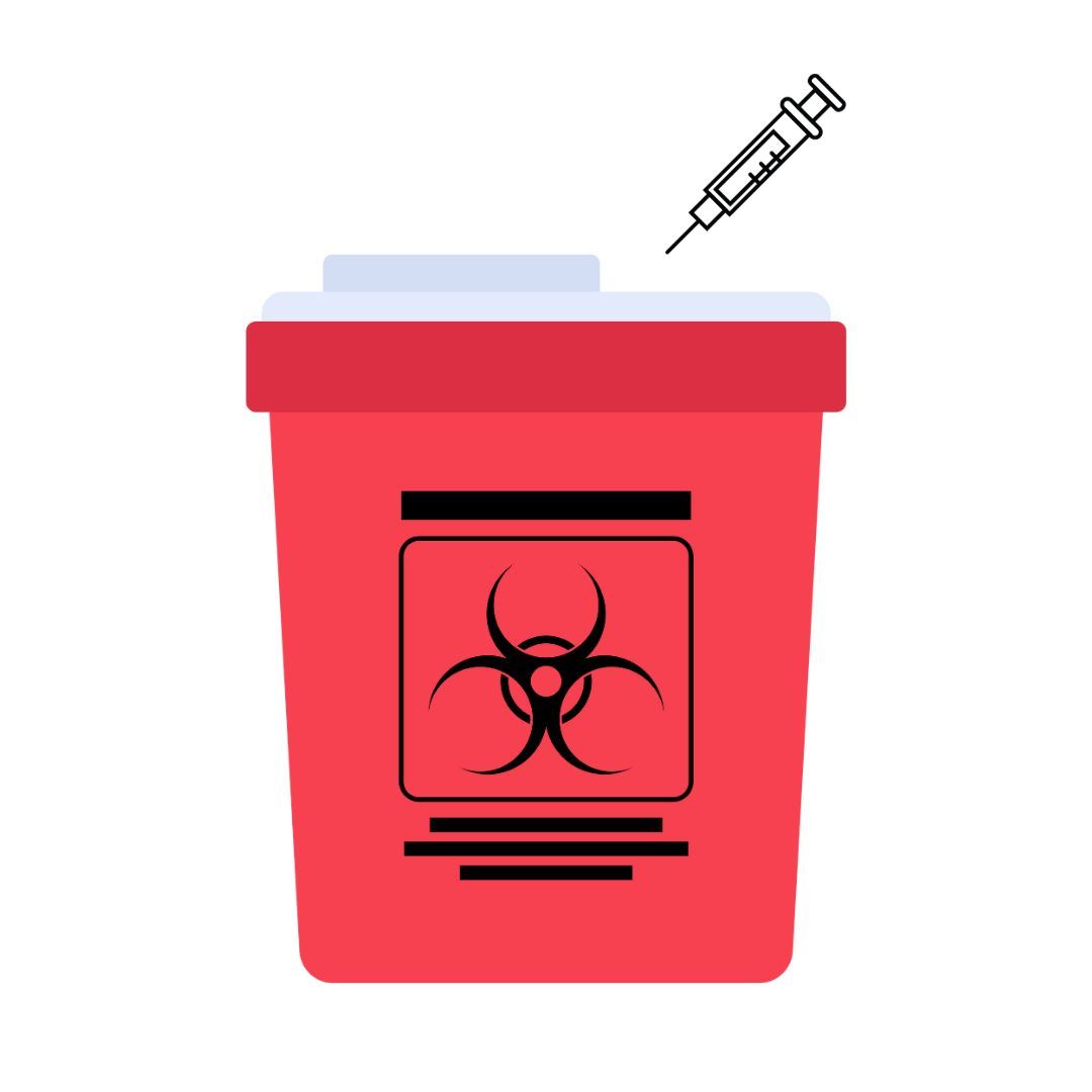 sharps container
